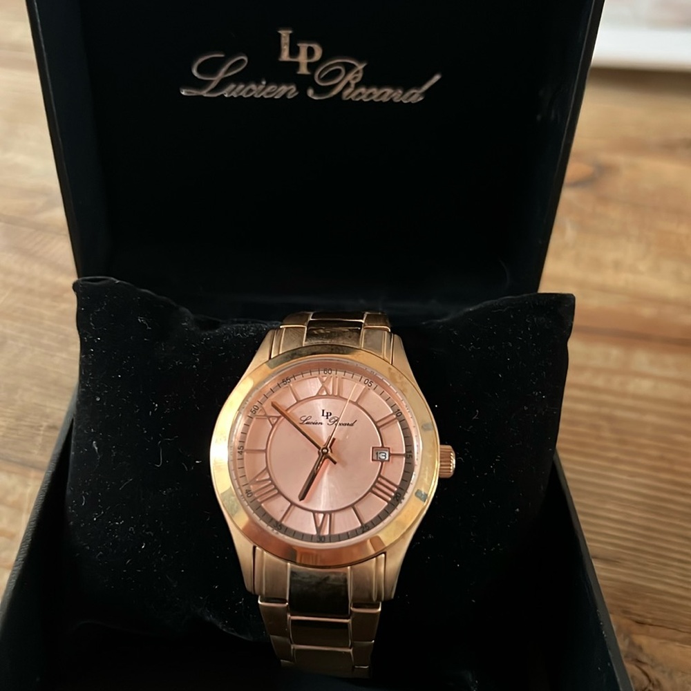 Lucien Picard Rose Gold Watch